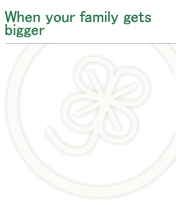 When your family gets bigger