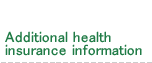 Additional insurance information